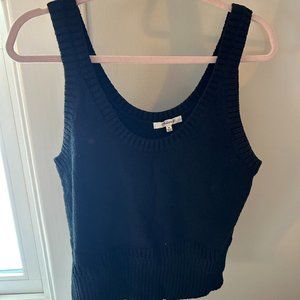 Madewell Black sweater tank